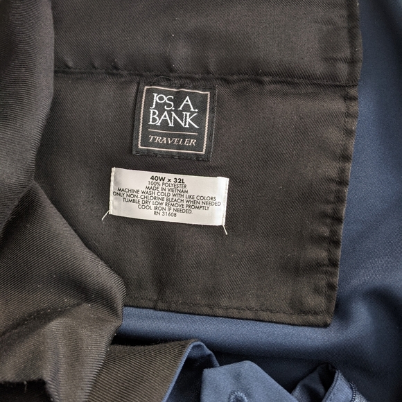 Jos A Bank travelers performance pant navy blue - Picture 5 of 6